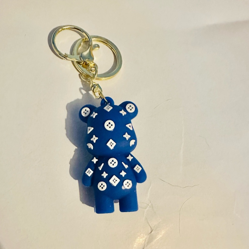 Adorable Bear Bagcharm/Keychain (Blue) - Picture 2 of 2